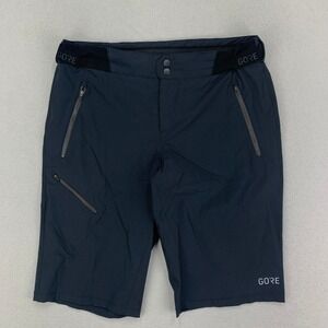 GORE Bike Shorts Mens XL Charcoal Cargo Zip Pocket MTB Performance Flex Race